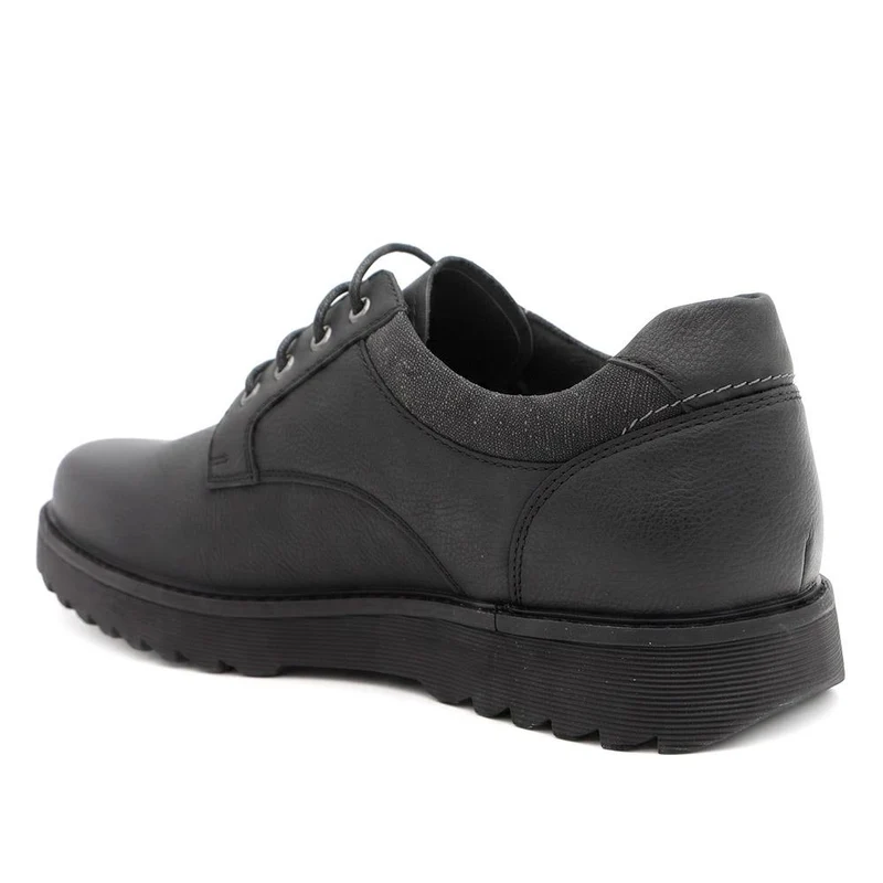 Wide Fit Smart Lace Up Shoes - XINGH44007 / 330 041 - Black