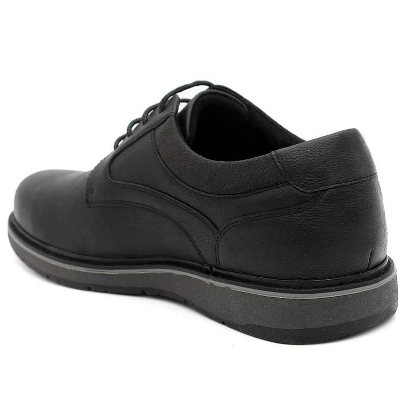 Casual Lace Up Shoes - XINGH44012 / 330 033 - Black