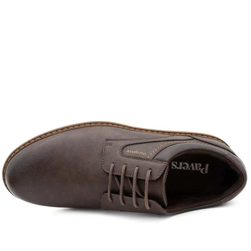 Casual Lace Up Shoes - XINGH44012 / 330 033 - Brown