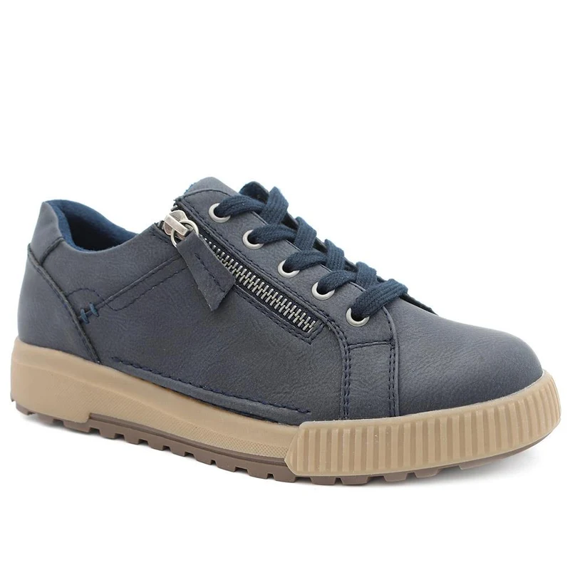 Wide Fit Zip & Lace Trainers - WBINS41019 / 326 929