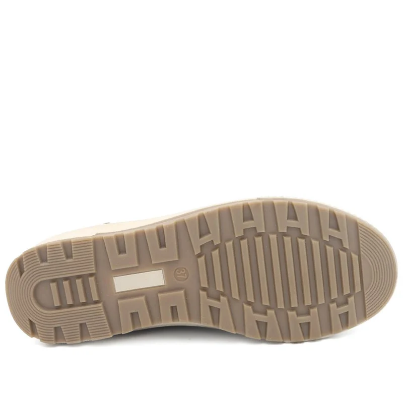 Wide Fit Zip & Lace Trainers - WBINS41019 / 326 929 - Olive
