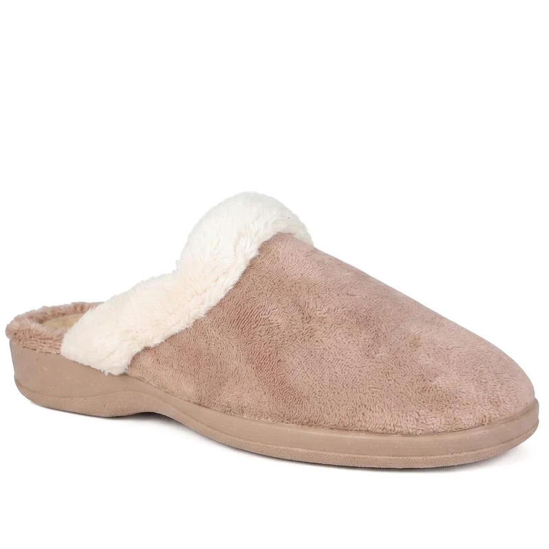 Flexible Luxury Mule Slippers - ANAT44004 / 330 347 - Natural