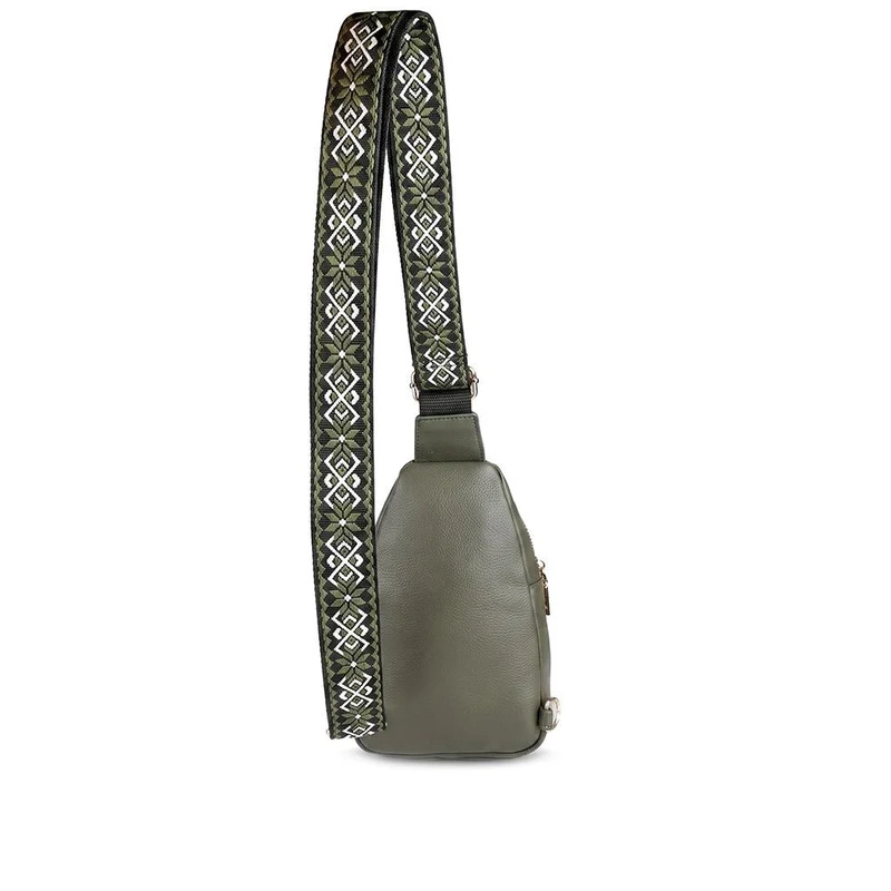 Zip-Up Mini Sling Bag - PRETT41013 / 326 884 - Olive