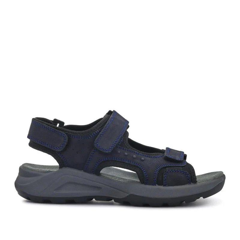 Leather Touch-Fastening Sandals - DDIN41011 / 327 116 - Navy
