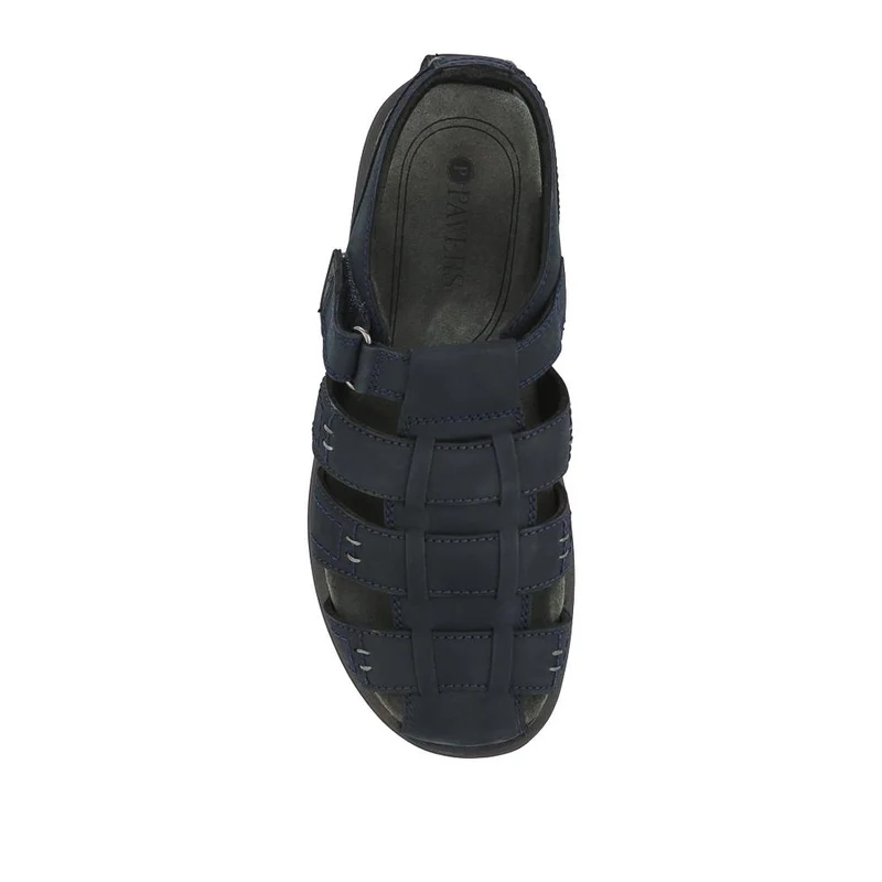 Leather Touch-Fasten Sandals - DDIN41016 / 327 267 - Navy