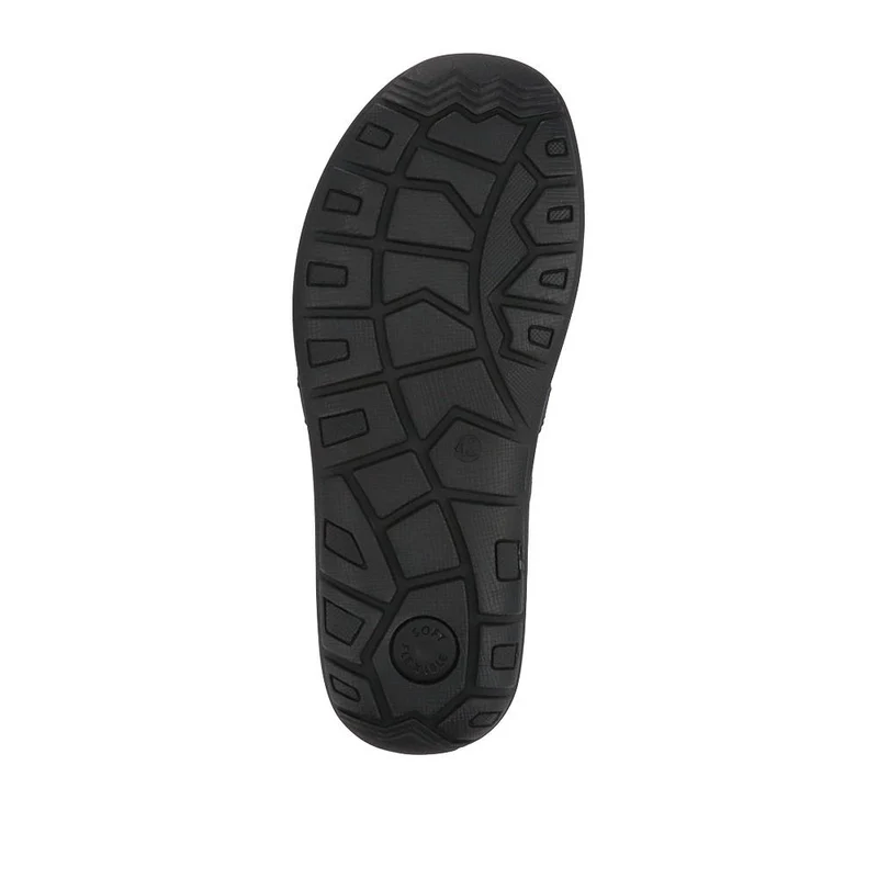 Leather Touch-Fasten Sandals - DDIN41016 / 327 267 - Navy