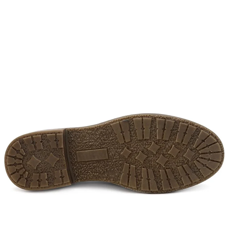 Block Heel Slip On Penny Loafers - WBINS44029 / 329 613 - Chocolate