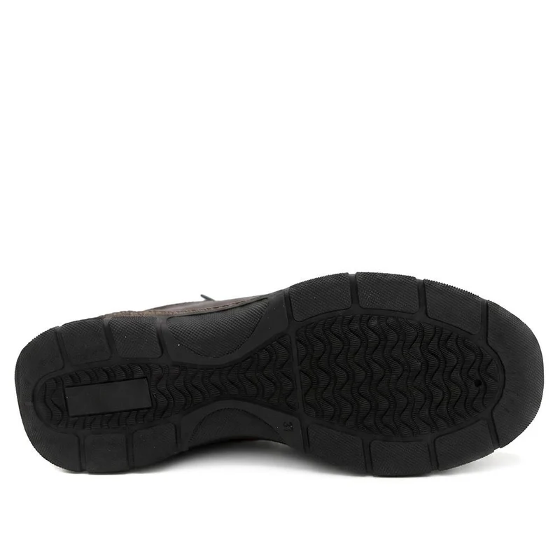 Wide Fit Casual Bungee Lace Shoes - WOIL41042 / 326 927 - Chocolate