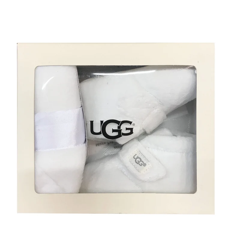 UGG - BIXBEE und Lovey - Vanilla - Babyschuhe (inklusive passender Schmusedecke)