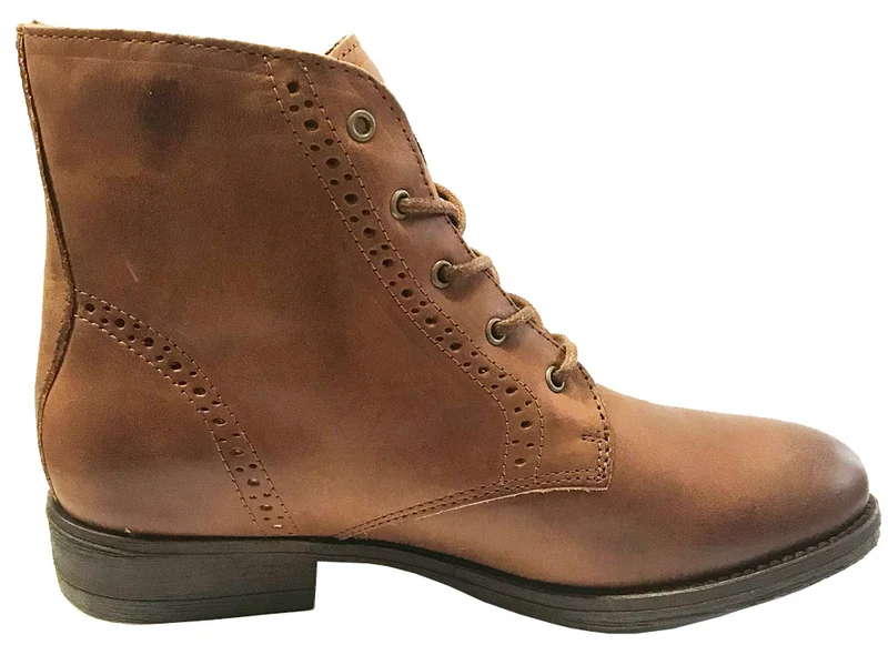 Oak & Hyde-Ridge-Spitze-Cognac-Leder-Chelsea-Stiefel