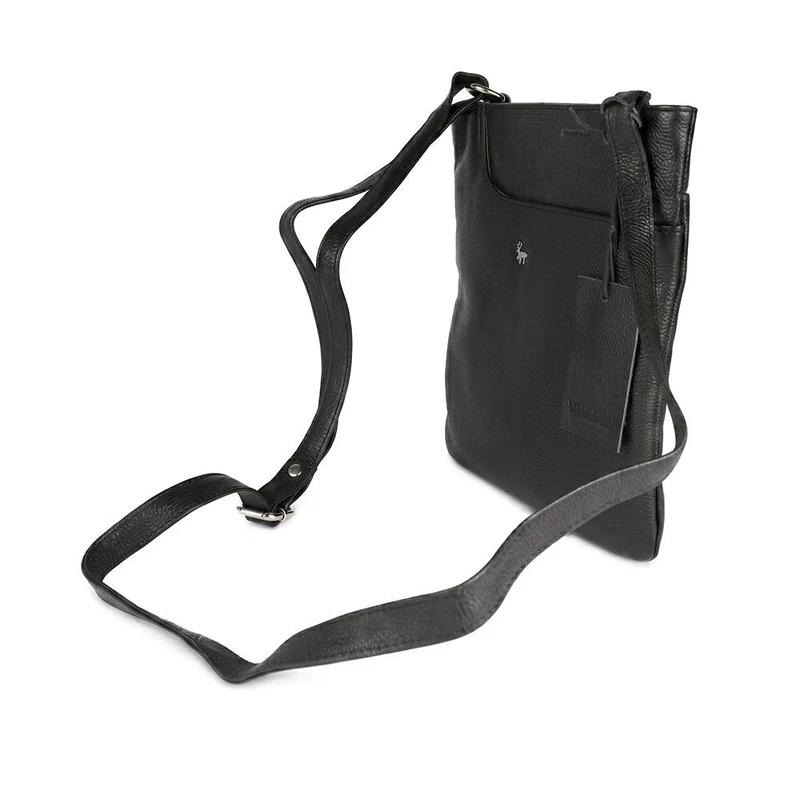 Essential Leather Crossbody Bag - LLOYD44036 / 330 478 - Black