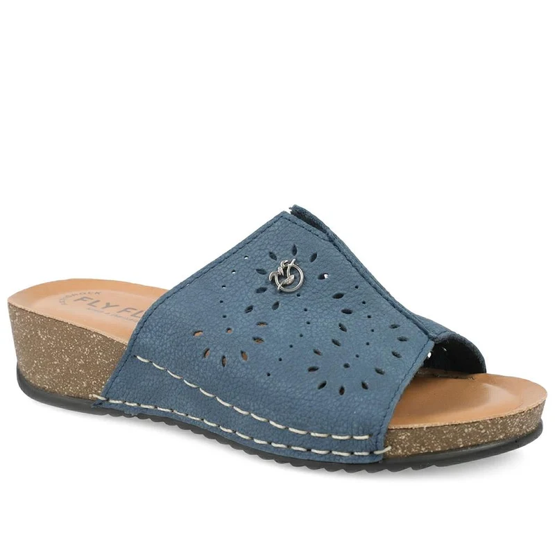Fly Flot Leather Mule Sandals - FLY43012 / 328 649