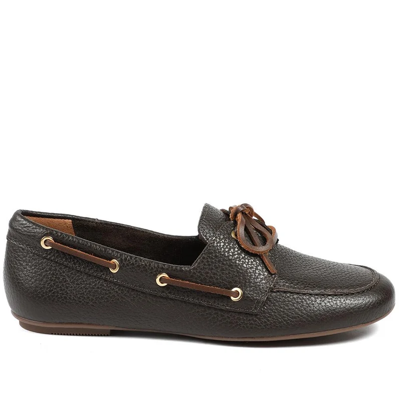 Perissa Leather Loafers - PERISSA / 328 377 - Brown Leather