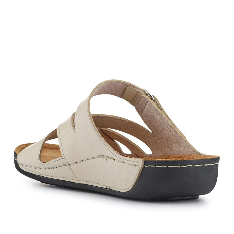 Lightweight Touch Fasten Mules - SERAY41001 / 327 547 - Beige