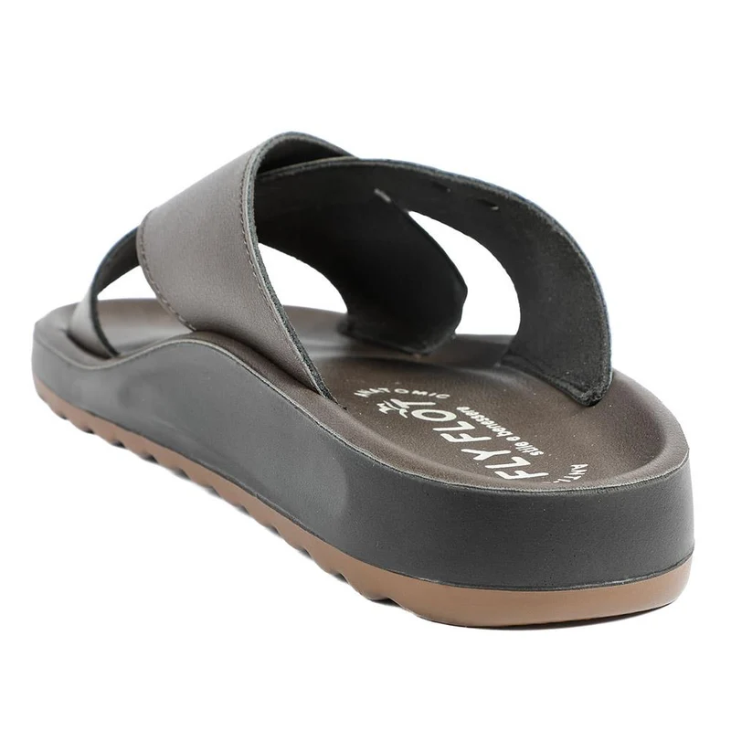 Fly Flot Strappy Slip On Sandals - FLY43025 / 328 665 - Brown