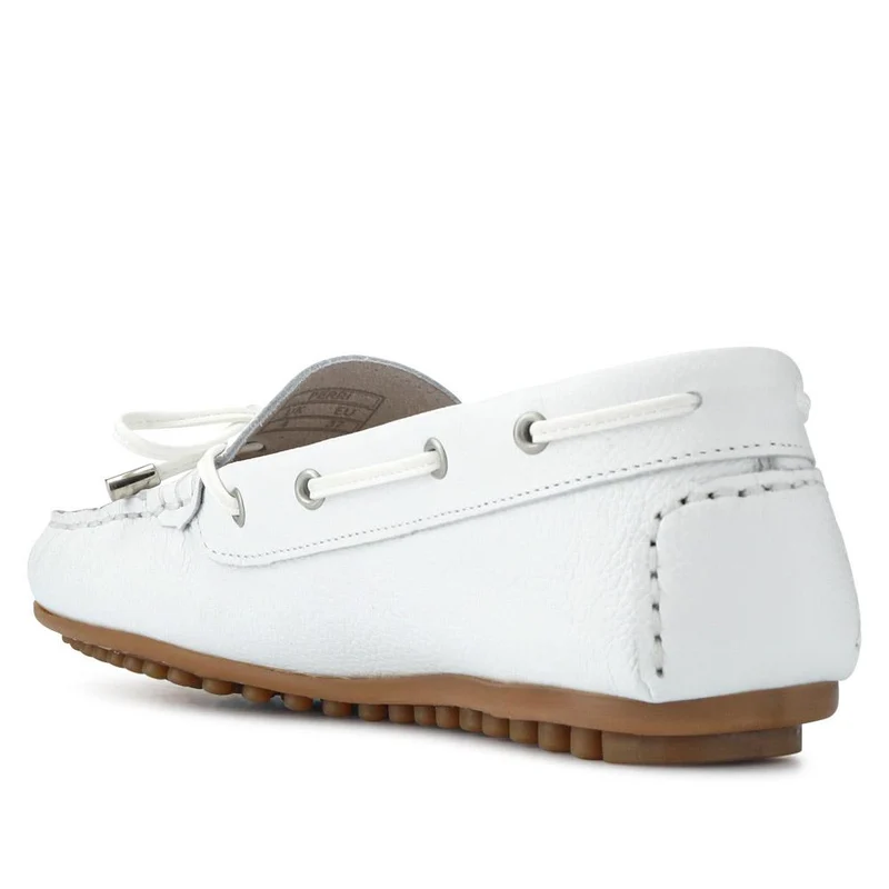 Perri Leather Loafers - PERRI / 325 191 - White