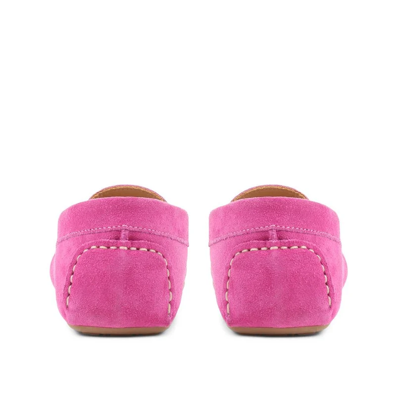 Penelopie Leather Moccasins - PENELOPIE / 322 368 - Pink