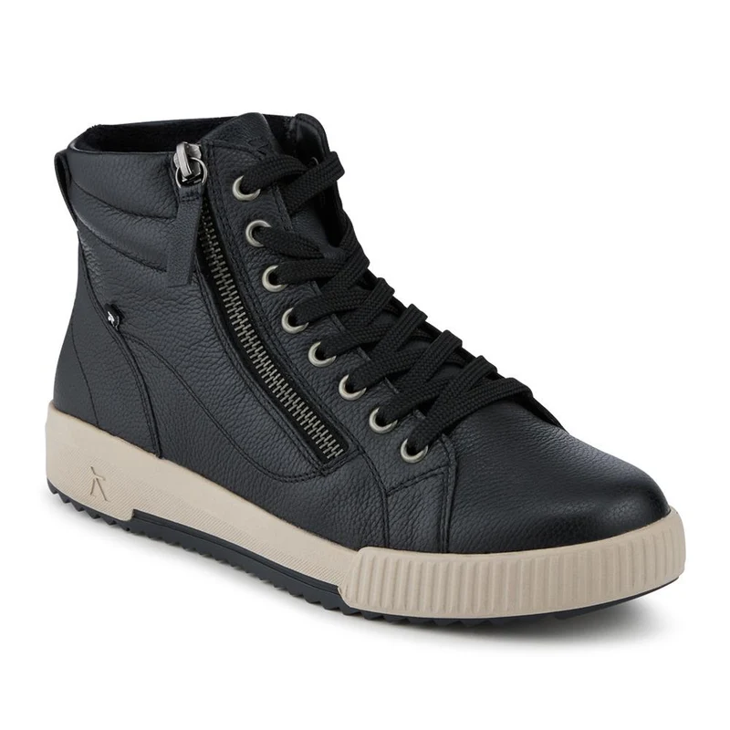 Rieker Leather Zipped Hi Top Trainers - RKR42546 / 328 186