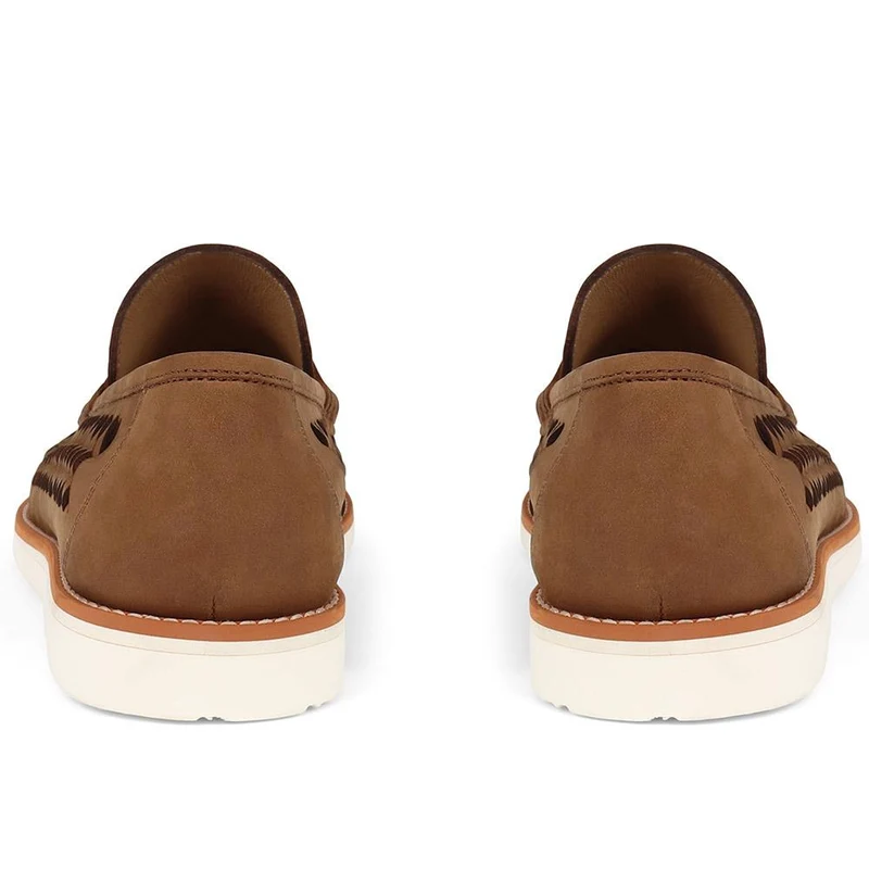 Riptide Leather Moccasins - RIPTIDE / 324 973 - Tan Nubuck