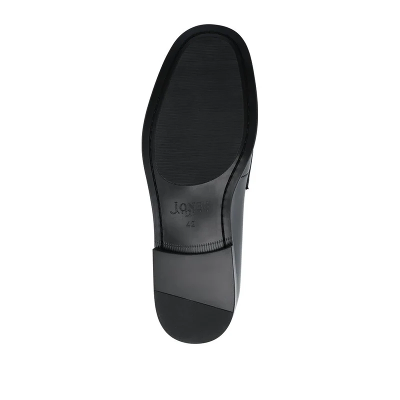 Rayleigh Leather Slip On Loafers - RAYLEIGH / 328 622 - Black Polished