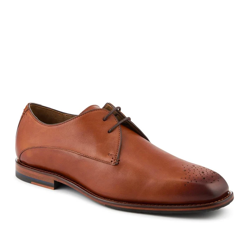 Oliver Sweeney Joel Antiqued Leather Derby Shoes - OLIVR42500 / 328 550