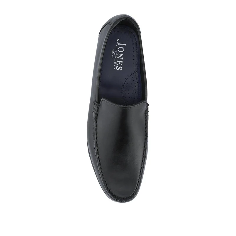 Quint Casual Leather Slip-On Loafers - QUINT / 328 633 - Black