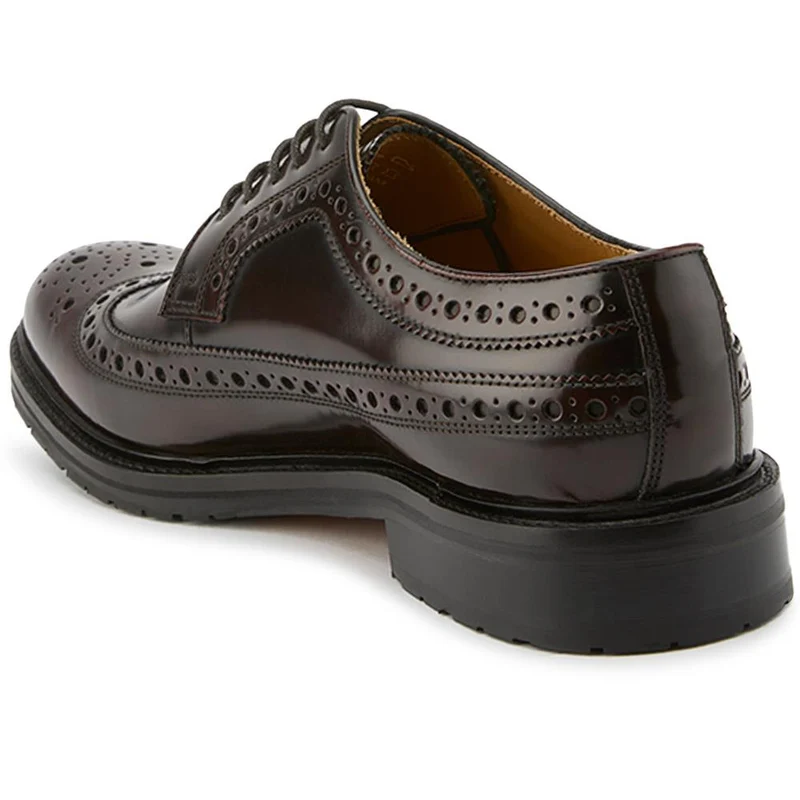 Middlesbrough Leather Brogues - MIDDLESBROUGH / 325 930 - Burgundy