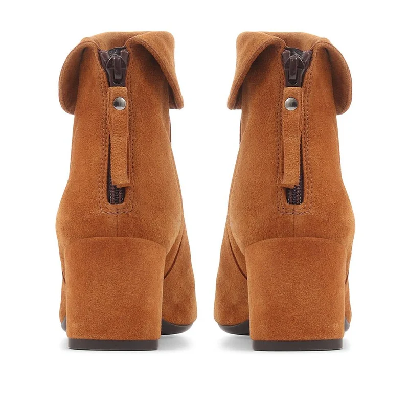 Lylah Heeled Ankle Boots - LYLAH / 322 544 - Cognac
