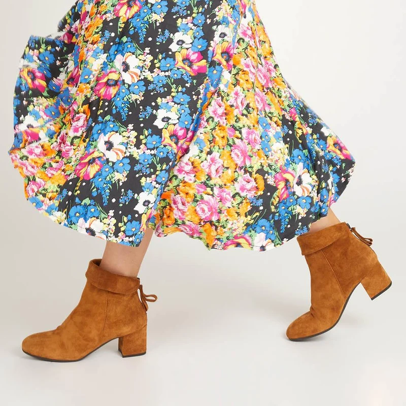 Lylah Heeled Ankle Boots - LYLAH / 322 544 - Cognac