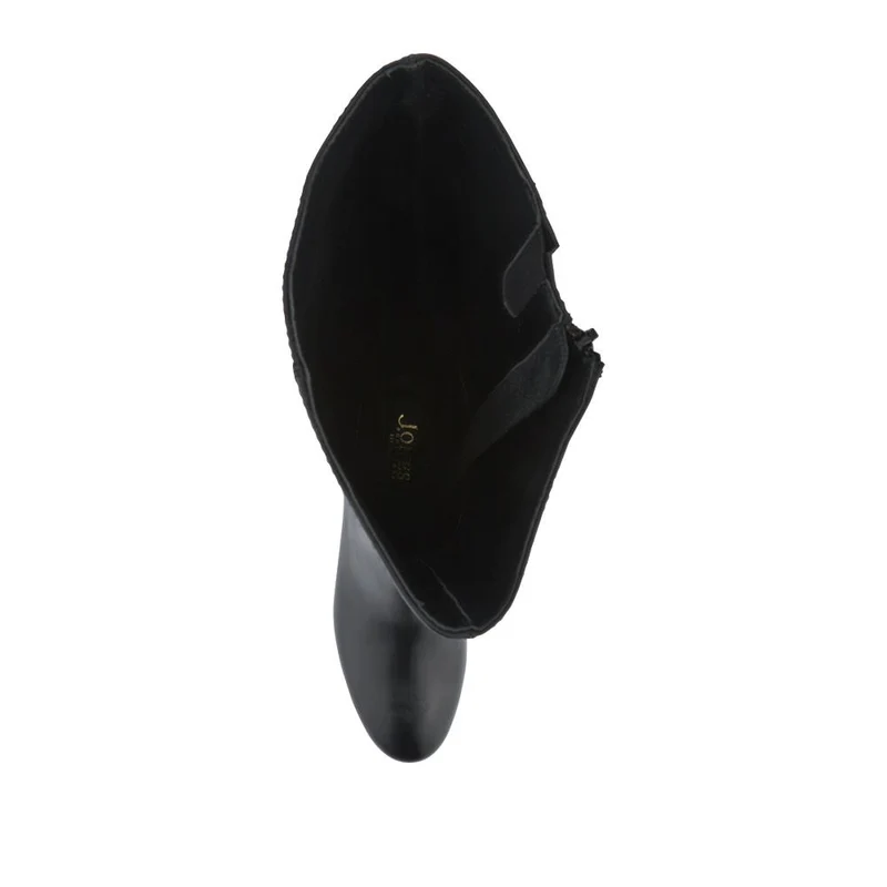 LouLou1 Extra Slim Calf Fit Leather Long Boots - LOULOU1XS / 328 287 - Black Leather