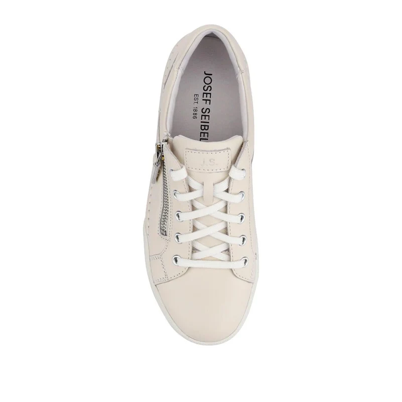 All-Leather Dual-Fastening Trainers - JOSEF41511 / 327 240 - White