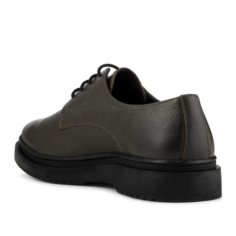 Jameson All-Leather Smart Lace Up Shoes - JAMESON / 328 304 - Khaki Grain