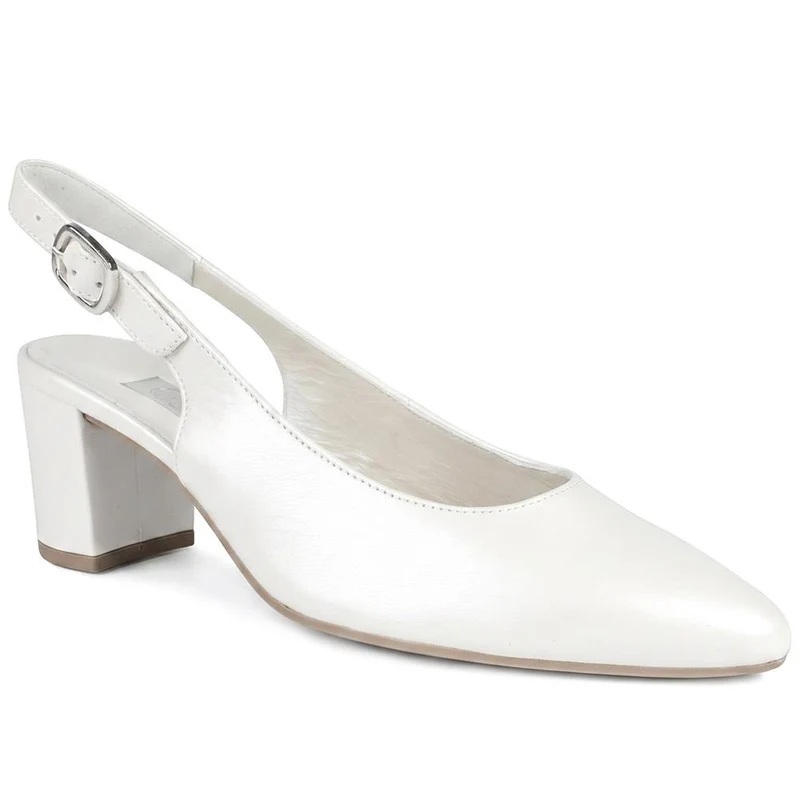 Gabor Buckle Fasten Heeled Court Shoes - GABC43512 / 330 410