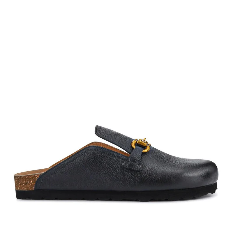 Geona Leather Mules - GEONA / 327 144 - Black