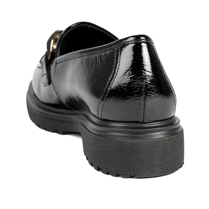 Gabor Leather Moccasins - GAB42549 / 329 081 - Black Patent