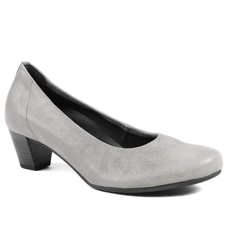 Gabor Wide Fit Smart Leather Court Shoes - GAB42551 / 329 079