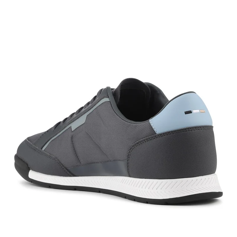 Boss Mixed-Material Lace Up Trainers - HUGO42502 / 327 808 - Navy