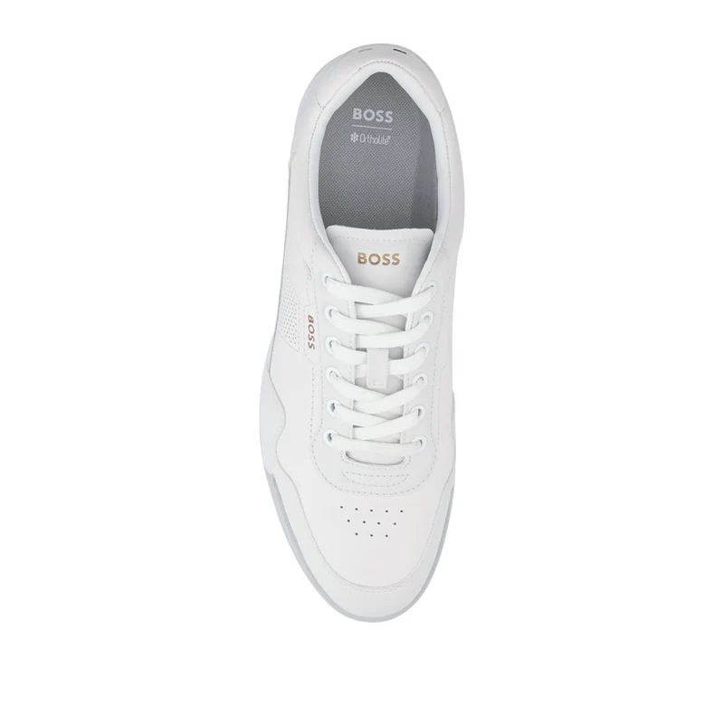 Boss Leather OrthoLite Trainers - HUGO41508 / 327 626 - White