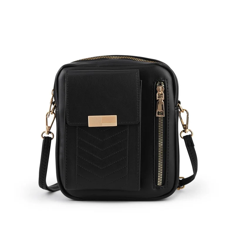 Dual-Zip Mini Handbag - PRETT42010 / 328 276 - Black