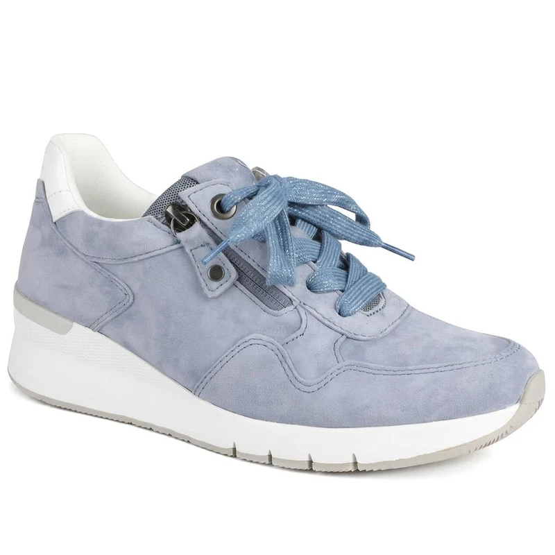 Gabor Zip & Lace Fasten Trainers - GABC43523 / 330 462 - Blue