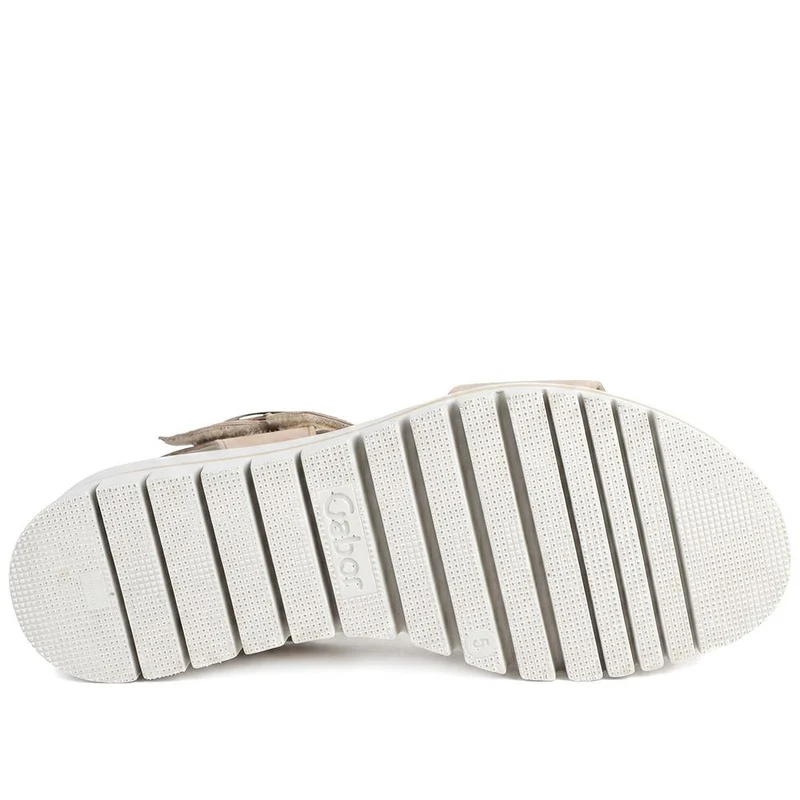 Gabor Chunky Leather Adjustable Sandals - GABC43522 / 330 461 - Beige