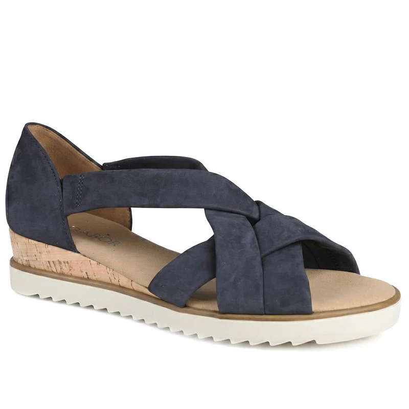 Gabor Leather Multi Strap Sandals - GABC43520 / 330 459