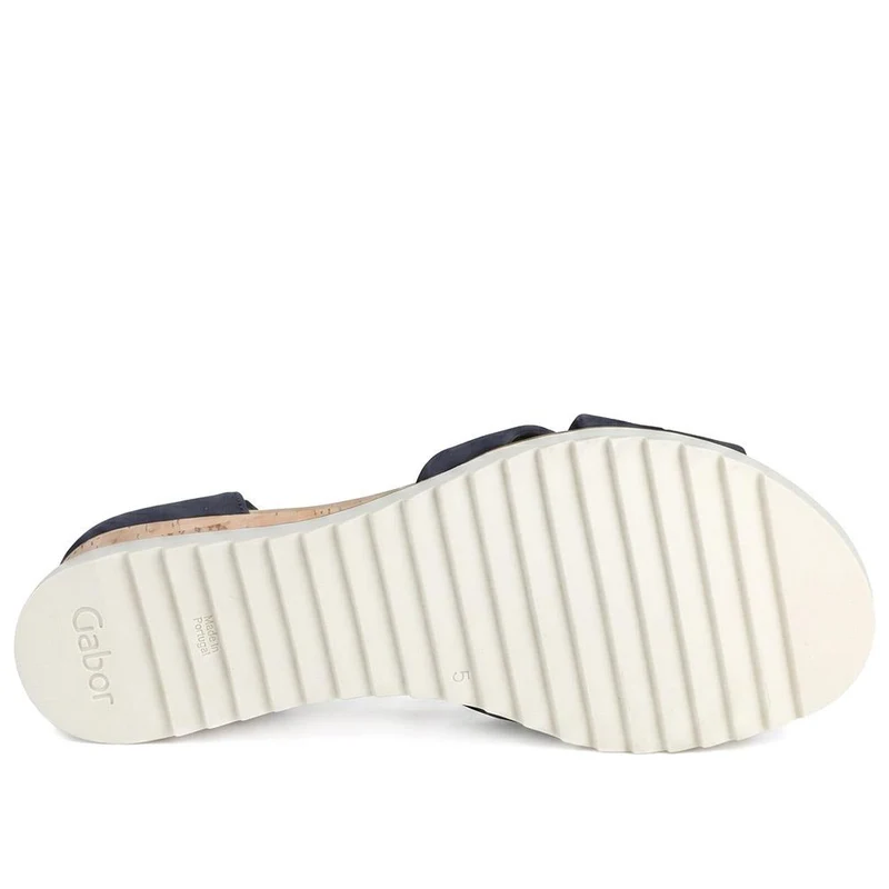 Gabor Leather Multi Strap Sandals - GABC43520 / 330 459 - Navy