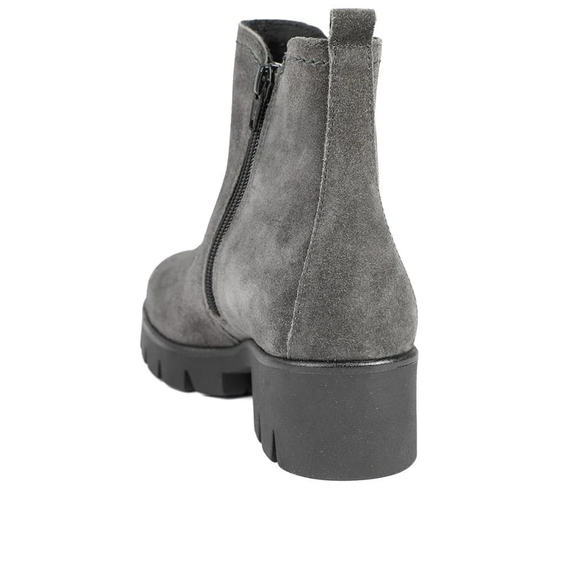 Bodo Chunky Chelsea Boots - GAB36506 / 322 689 - Grey Suede