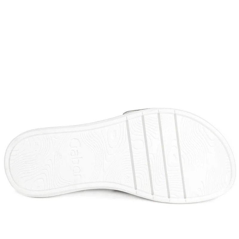 Gabor Faux Buckle Adjustable Fasten Sandals - GABC43510 / 330 408 - Silver