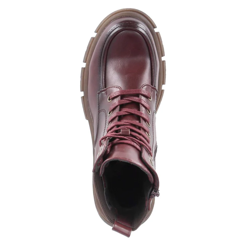 Schnürstiefeletten Schwarz