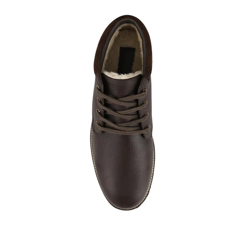 Halifax Waterproof Leather Ankle Boots - HALIFAX / 327 846 - Brown
