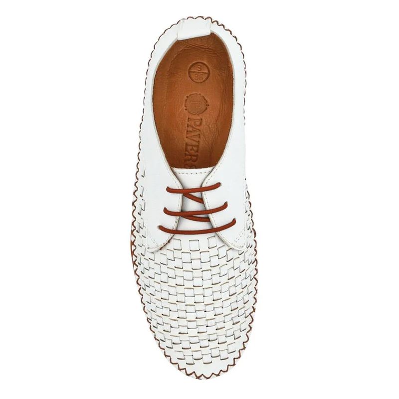 Leather Lace-Up Shoes - METIN41012 / 327 302 - White