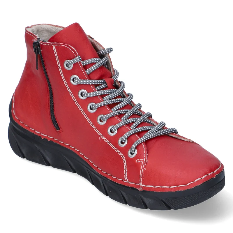 Stiefeletten Rot