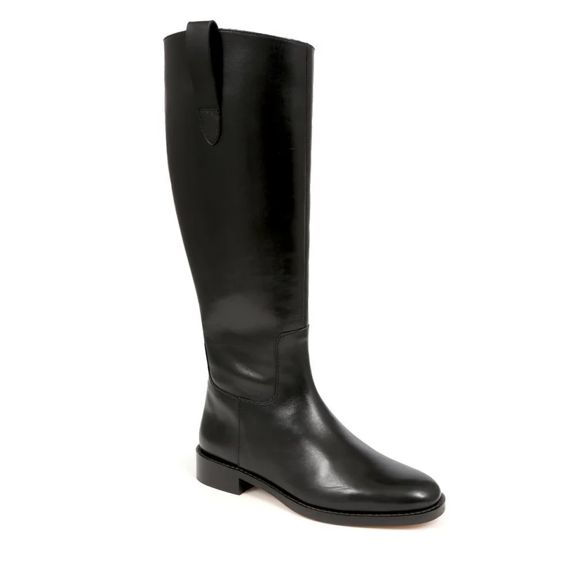 Emelia Small Calf Fit Leather Boots - EMELIAS / 326 209 - Black